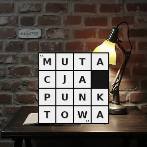 Hasło krzyżówkowe rodzaj mutacji polegającej na zmianie pojedynczego nukleotydu w dna lub rna - mutacja punktowa – rozwiązanie, synonimy, podpowiedzi i definicje krzyżówkowe